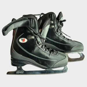 Riedell Figure Ice Skates Black Youth Size 1